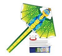Kids Kite | Colourful Outdoor Flying Toy | Large Beach Wind Kite | Easy Control Handle for Children Parents Family Fun Sports Play at Park Garden Holiday Trips