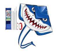 Kids Kite | Colourful Outdoor Flying Toy | Large Beach Wind Kite | Easy Control Handle for Children Parents Family Fun Sports Play at Park Garden Holiday Trips