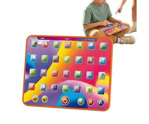 Kids Learning Tablet, Electronic Spelling Device, Interactive Reading Tablet, Educational Learning Toy for Home School Letter Recognition Vocabulary Training Use, Early Development Teaching Tool