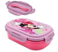 KIDS LICENCING Boite à gouter ou repas rectangulaire Disney Minnie rose - 21x14x6 cm multicolore G
