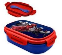 KIDS LICENCING Boite à gouter ou repas rectangulaire Marvel Spiderman - 21x14x6 cm Multicolors G