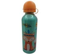 KIDS LICENCING Gourde Animaux Bleue Bouchon Orange - 500 ml Bleu G
