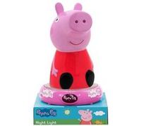 KIDS EUROSWAN Lampe de chevet relief Peppa Pig 25 cm Cranberry