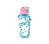 Kids Licensing - Bouteille d'eau pour garçons et filles - Bouteille d'eau en aluminium avec poignée et fermeture à clic, sans BPA et sans toxines, 600 ml, motif Cinnamoroll Hello Kitty