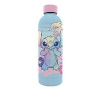 Kids Licensing Bouteille en acier inoxydable Stitch 800 ml, toucher doux, garde les boissons froides ou chaudes, bouteille réutilisable pour fille, idéale pour l'école.