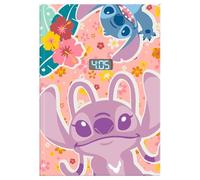 Kids Licensing - Carnet avec horloge LED de Sticth