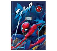 Kids Licensing - Carnet avec horloge LED Spiderman