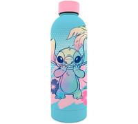Kids Licensing Gourde Disney Stitch en Acier Inoxydable, Design Bleu et Rose, Pour Enfants 500ml