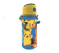 KIDS EUROSWAN Gourde en aluminium Pokémon avec fermeture à clic 600 ml