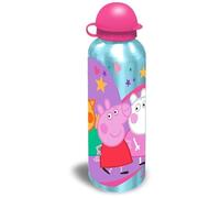 KIDS LICENSING Gourde en aluminium Peppa Pig 500 m, unisexe, multicolore Taille unique