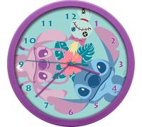 Kids Licensing Montre analogique Automatique pour Enfants avec Bracelet en Plastique LAS3098, Stitch Multicolore