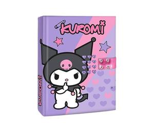 Kids Licensing - Journal secret électronique Kuromi pour filles avec son et serrure avec code, carnet interactif et cadeau original