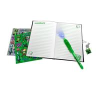 Kids Licensing Journal Secret Minecraft avec Stylo Magique Invisible et lumière, carnet avec Cadenas pour Enfant