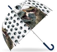 Kids Euroswan JP00024 Parapluie transparent Cloche 46 cm Jurassic World Multicolore, multicolore, único, Décontracté