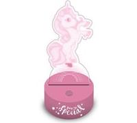 Kids Licensing lampe de table licorne filles 23,5 cm rose/transparent Roze G