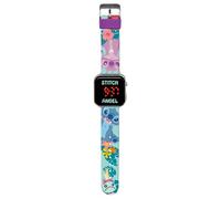 Kids Licensing - Montre numérique LED pour Filles avec des Personnages a des Fonctions d'heure, de Date et de Sangle réglable, Stitch Tropical, Stitch Tropical, Stitch Tropical, Stitch Tropical