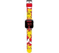 Kids Licensing - Montre numérique pour Enfant Pikachu, Montre Pokémon, Batterie Durable, Fonctions complètes, Bracelet réglable, Design Original, carré, Parfait pour Cadeau