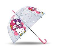 Kids Licensing - Parapluie transparent 46 cm, type cloche de 46 cm Hello Kitty & Friends, Hello Kitty & Friends