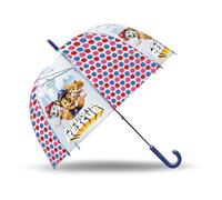 Kids Licensing - Parapluie transparent manuel type cloche de 46 cm Pat' Patrouille pour enfants