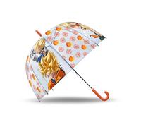 Kids Licensing - Parapluie transparent pour enfants type cloche de 46 cm Dragon Ball