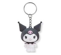 Kids Licensing - Porte-clés Kuromi 3D avec lumière LED, figurine Flashies avec lumière sur la tête, accessoire pour clés, sac à dos et cadeau pour fans de Sanrio