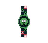 Montre enfant - Minecraft - Quartz digitale - Bracelet plastique - Cadran 3 cm - Mixte