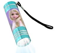 Kids Licensing Torche LED La Reine des Neiges, Mini Torche en Aluminium de 8,7 cm Lampe de Poche Lumineuse pour Le Camping, l'intérieur et l'extérieur | Batteries incluses