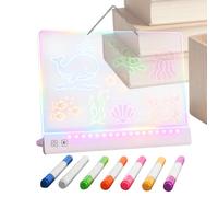 Kids Light Up Board 14 Inch 7 Color Drawing Tablet Durable