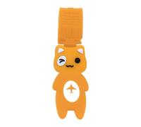 Kids Luggage Tag, Boys Travel Tag, 9.65x1.61 Inches Cute Identifier Strap, Cat Design Name Keychain for Airport School Business Beach Camping Sports Gym Cruise Workplace and Bag Personalization