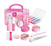 Kids Makeup Kit,19x10x13cm Little Girl Makeup Set | Complete Vanity and Complete Accessory Set, Perfect Present Princess Christmas Toys for Imaginative Play