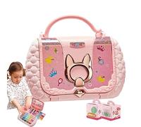 Kids Makeup Set, Real Cosmetic Toy Kit with Mirror, 11.81x8.27x3.15 inch Colorful & Accessories, Play of Girls, Safe Beauty Gift for Parties, Birthdays, Holidays