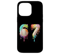 Kids Meme 67 Numéro Six 6 Seven 7 Ice Cream Drips Baseball Coque pour iPhone 14 Pro Max