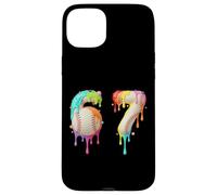 Kids Meme 67 Numéro Six 6 Seven 7 Ice Cream Drips Baseball Coque pour iPhone 15 Plus