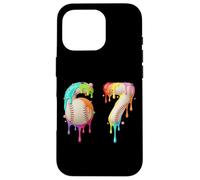 Kids Meme 67 Numéro Six 6 Seven 7 Ice Cream Drips Baseball Coque pour iPhone 16 Pro