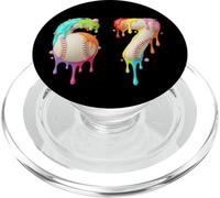 Kids Meme 67 Numéro Six 6 Seven 7 Ice Cream Drips Baseball PopSockets PopGrip pour MagSafe