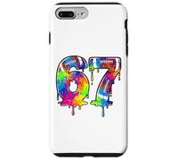 Kids Meme 67 Numéro Six 6 Seven 7 Ice Cream Drips Football Coque pour iPhone 7 Plus/8 Plus