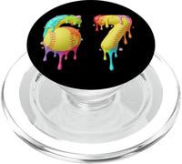 Kids Meme 67 Numéro Six 6 Seven 7 Ice Cream Drips Softball PopSockets PopGrip pour MagSafe