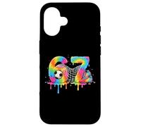 Kids Meme 67 Six 6 Seven 7 Ice Cream Drips Chaussures de Football Coque pour iPhone 16