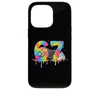 Kids Meme 67 Six 6 Seven 7 Icecream Drip Chaussures Filet de Volleyball Coque pour iPhone 13 Pro