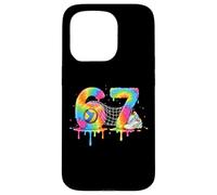 Kids Meme 67 Six 6 Seven 7 Icecream Drip Chaussures Filet de Volleyball Coque pour iPhone 15 Pro