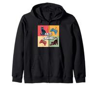 Kids Men Women Cats and Gaming Cat Lovers Gamers Sweat à Capuche