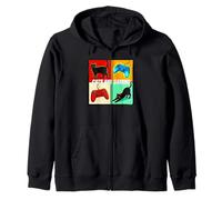 Kids Men Women Cats and Gaming Cat Lovers Gamers Sweat à Capuche