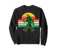 Kids Men Women Sasquatch Bigfoot Gamer Retro Vintage Gaming Sweatshirt