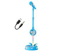Kids Microphone - Adjustable Height Realistic Singing Props | Kids Sing-Along Machine with Stand for Birthday Party Home School Outdoor