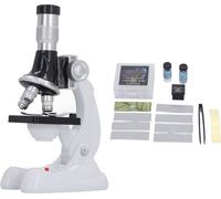 Kids Microscope Kit 100x 600x 1200x Vergrößerung 3 Objektive Objektivspielzeug für wissenschaftliches Bildungsexperiment