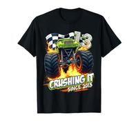 Kids Monster Truck 13 Year Old Boys 13th Birthday Since 2013 T-Shirt
