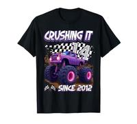 Kids Monster Truck 14 Year Old Boys 14th Birthday Since 2012 T-Shirt