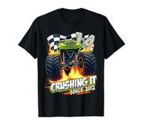 Kids Monster Truck 14 Year Old Boys 14th Birthday Since 2012 T-Shirt
