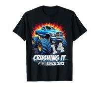 Kids Monster Truck 14 Year Old Boys 14th Birthday Since 2012 T-Shirt
