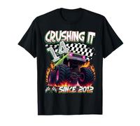 Kids Monster Truck 14 Year Old Boys 14th Birthday Since 2012 T-Shirt